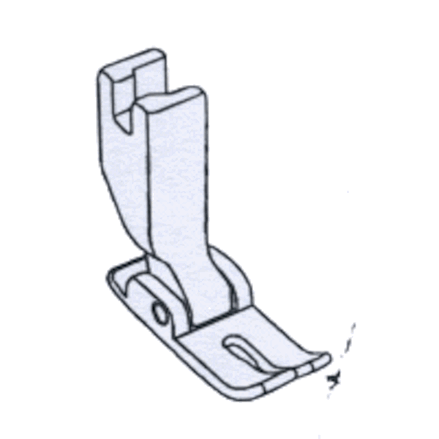 Hinged foot for Pfaff 140717-0-01, wide 14 mm
